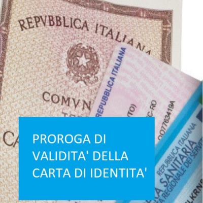 Ulteriore proroga al 30 aprile 2021 delle carte d identità scadute o in scadenza foto 