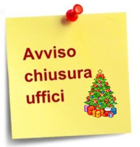 24, 25 e 26 Dicembre Chiusura Ufficio Servizi Demografici foto 