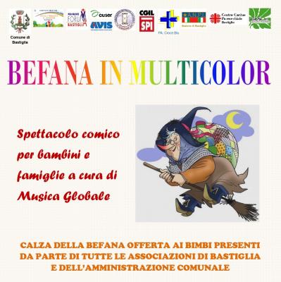 Arriva la Befana in multicolor foto 