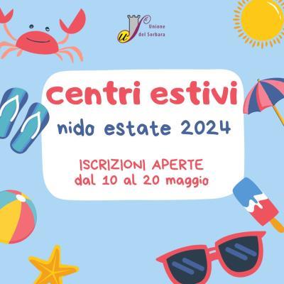 Iscrizioni ai Centri estivi nido 2024