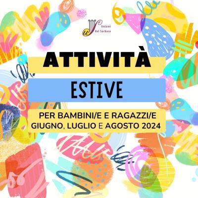 Attività Estive 2024 (dai 3 anni e oltre)