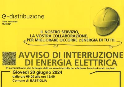 Interruzione di energia elettrica foto 