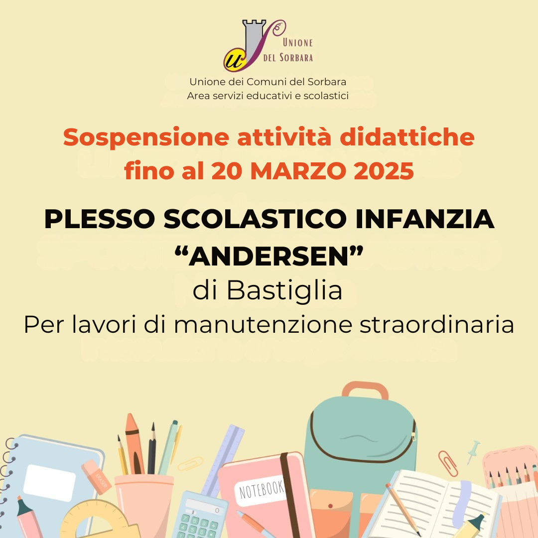 SOSPENSIONE TEMPORANEA  ATTIVITA  DIDATTICA foto 